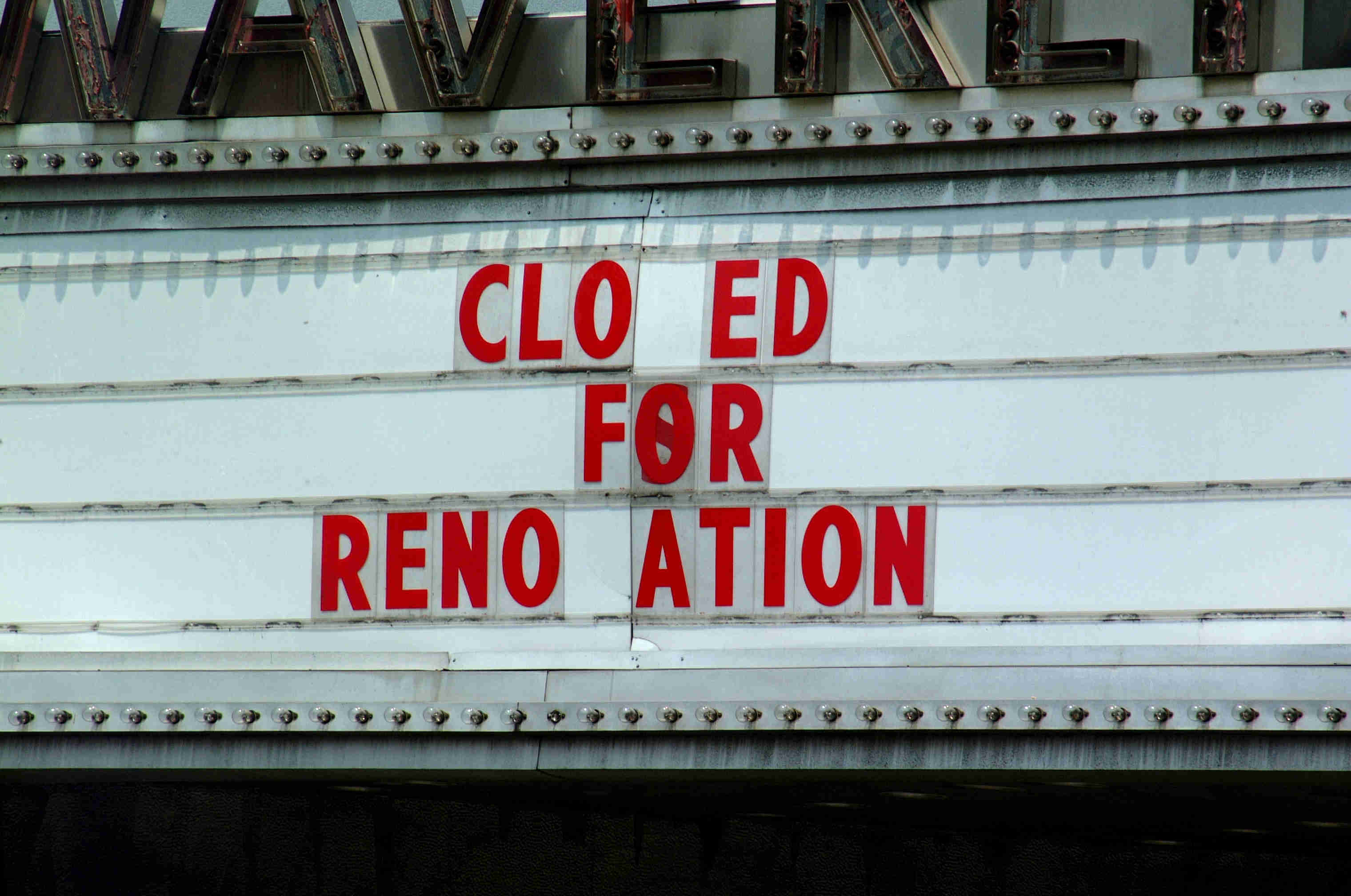 Closed for renovation.